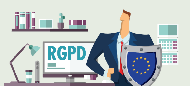 infografía con los principios básicos del rgpd